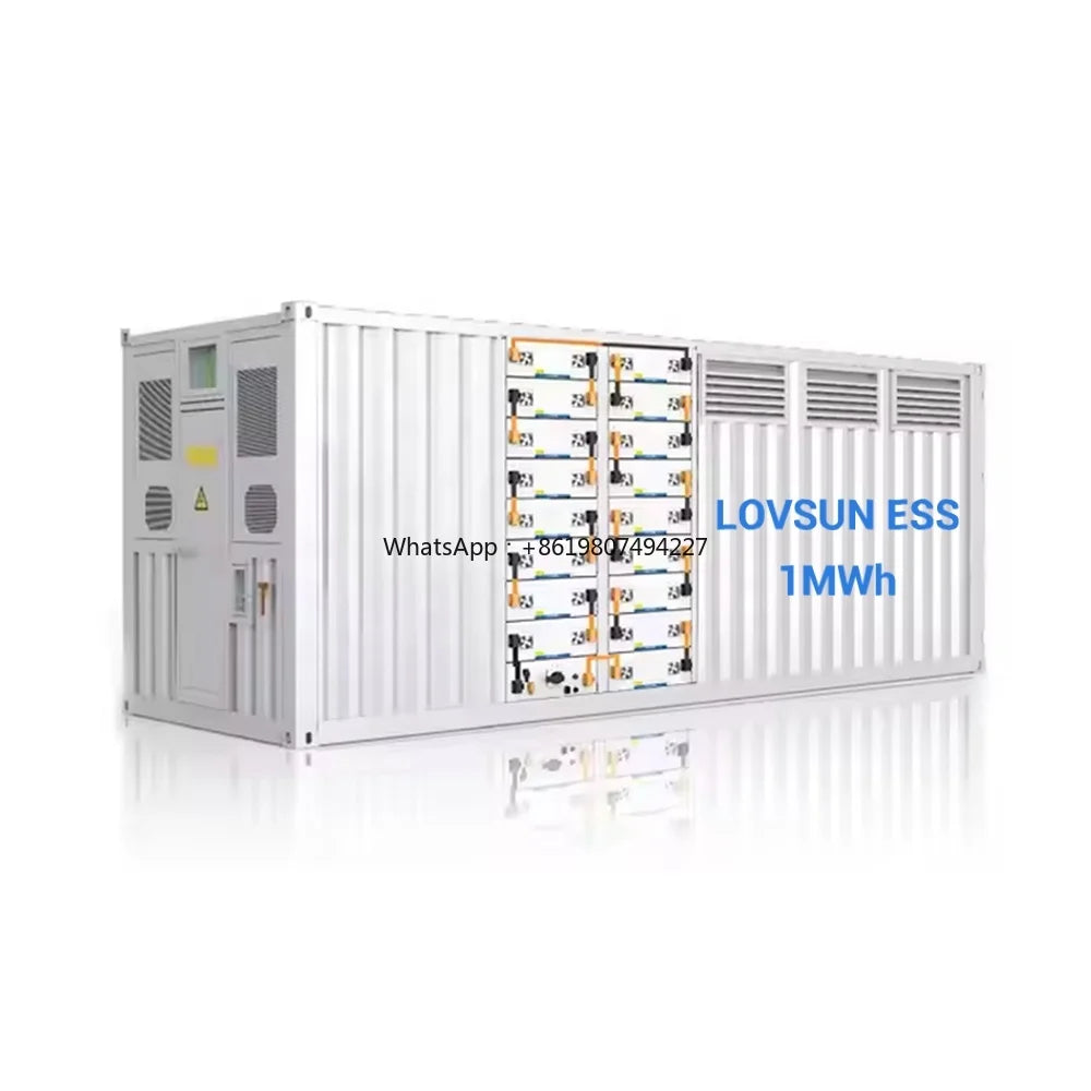 Ess Container 5MWH 1MWH 2MWH 500KWH Lifepo4 Lithium Battery Container 40ft Bess Solar Energy Storage System 500KW 1MW 2MW 5MW